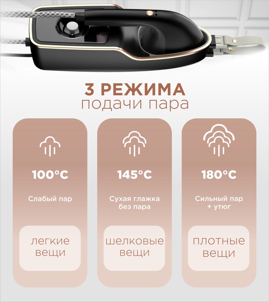Отпариватель OGGO LMS102 черный