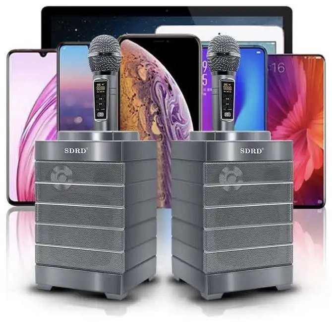 Портативная колонка SDRD SD-128 серый
