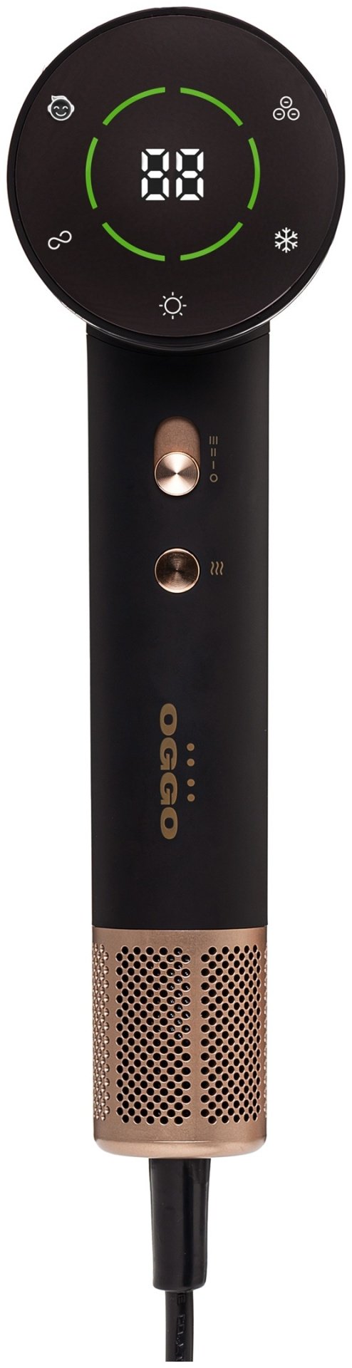 OGGO Фен для волос с цифровым дисплеем OG200B купить,NaN
