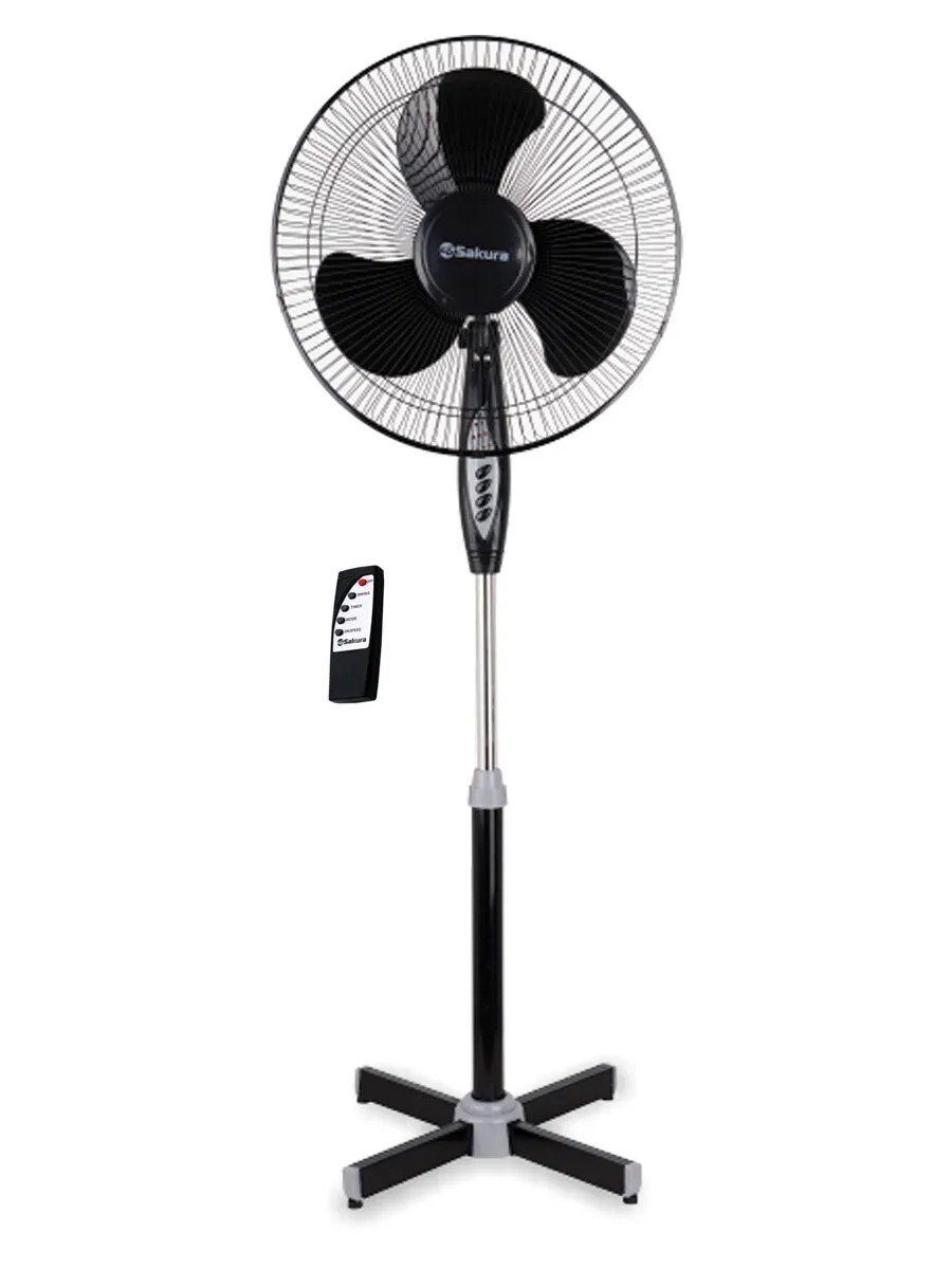 Вентилятор Sakura SA-16BK черный купить,NaN