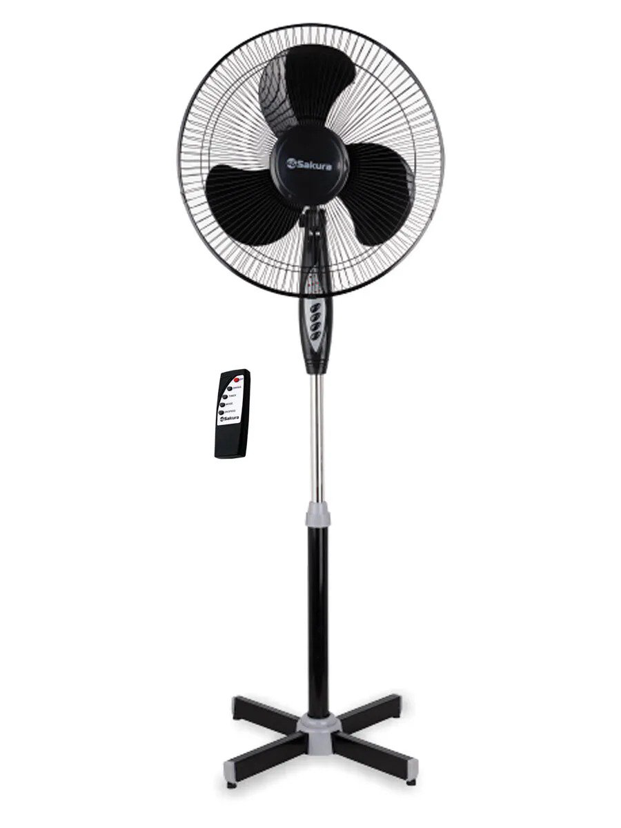 Вентилятор Sakura SA-16BK черный купить,NaN