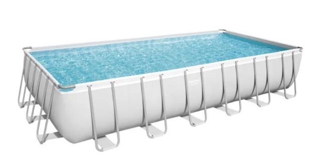 Бассейн каркасный Bestway Power Steel Rectangular 56475