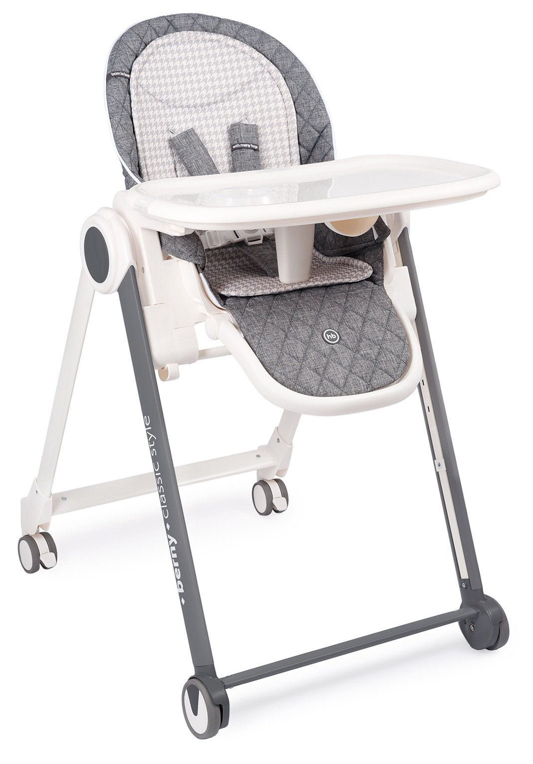 Стульчик для кормления Happy Baby Berny Basic Dark grey купить,NaN