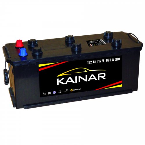 Аккумулятор Kainar 6СТ-132 АПЗ низкий плоский конус  купить,NaN