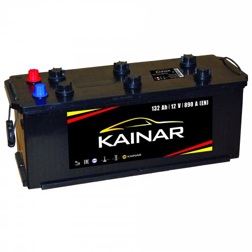 Аккумулятор Kainar 6СТ-132 АПЗ низкий плоский конус  купить,NaN