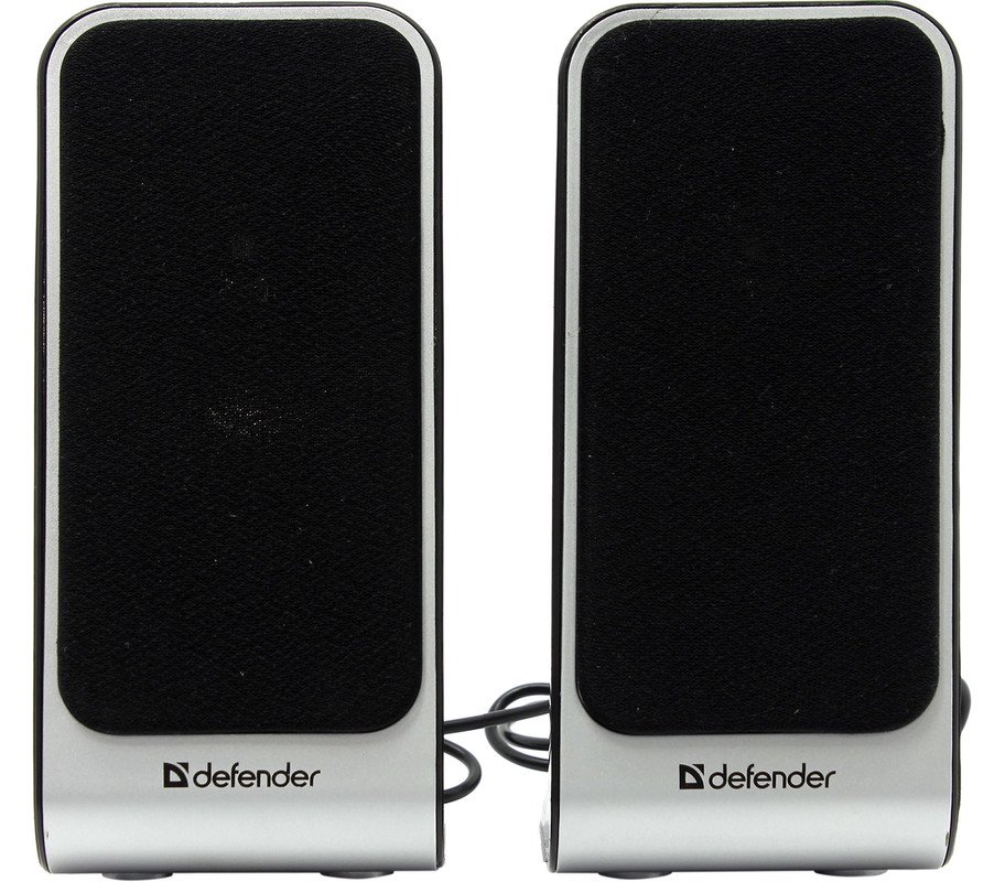 Колонки Defender SPK-225 черно-серебристые