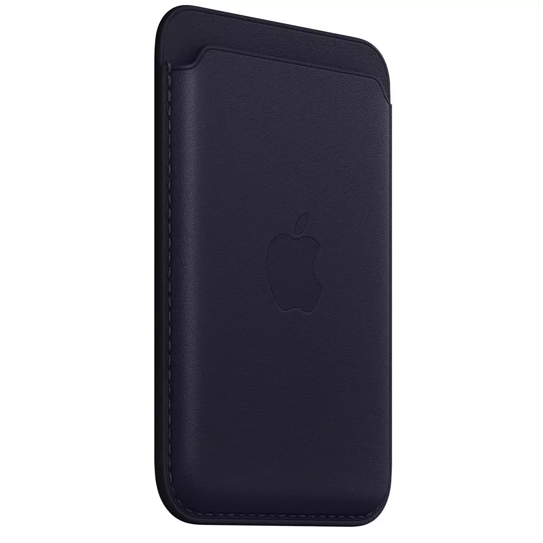  Чехол-бумажник Apple для iPhone Leather Wallet with MagSafe MPPW3ZM/A чернила купить,NaN