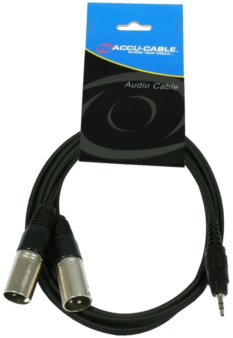 Кабель Accu Cable AC-J3S-2XM/1.5 1.5м Black