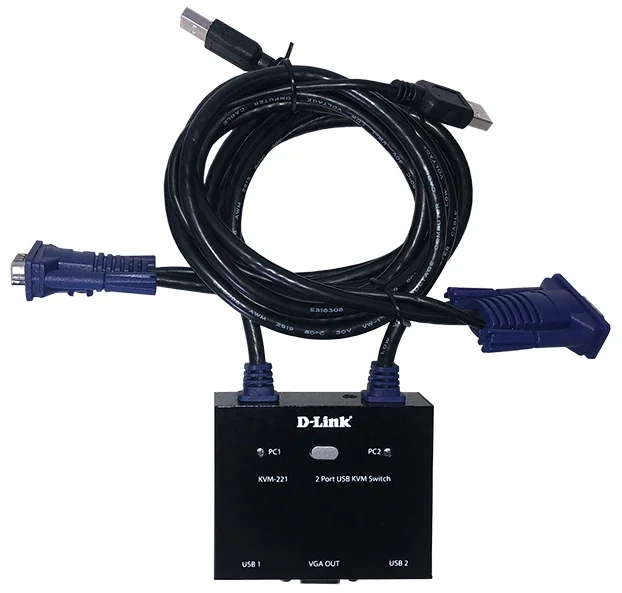 Переключатель D-Link KVM-221/C1A Black купить,NaN