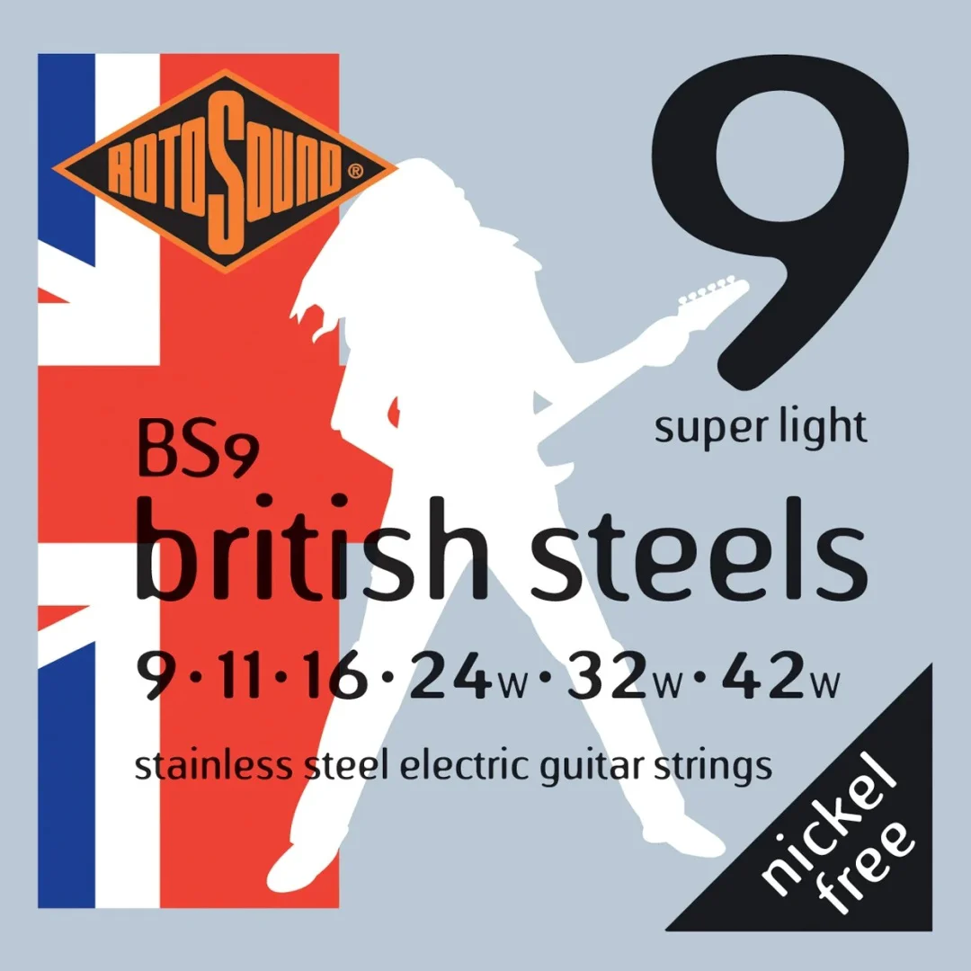 Комплект струн для электрогитары Rotosound 9-42 BS9 6 шт