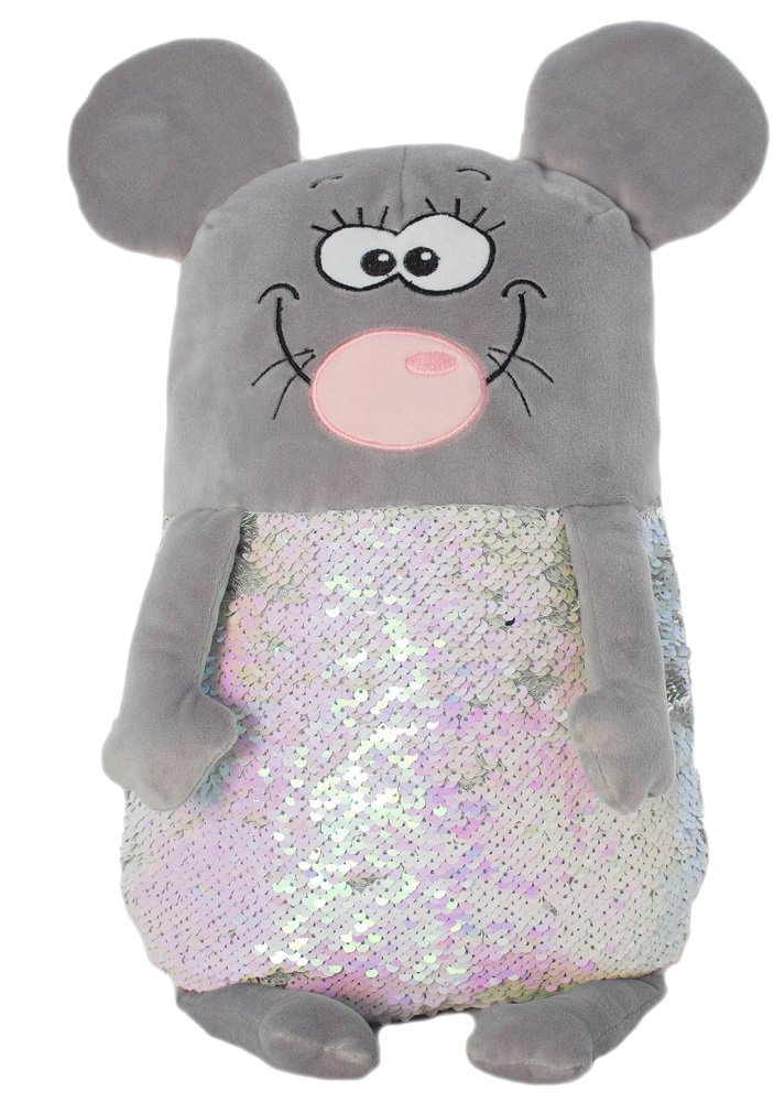 Мягкая игрушка KiddieArt Мышь Tallula пайетка 45см  купить,NaN