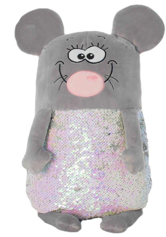 Мягкая игрушка KiddieArt Мышь Tallula пайетка 45см  купить,NaN