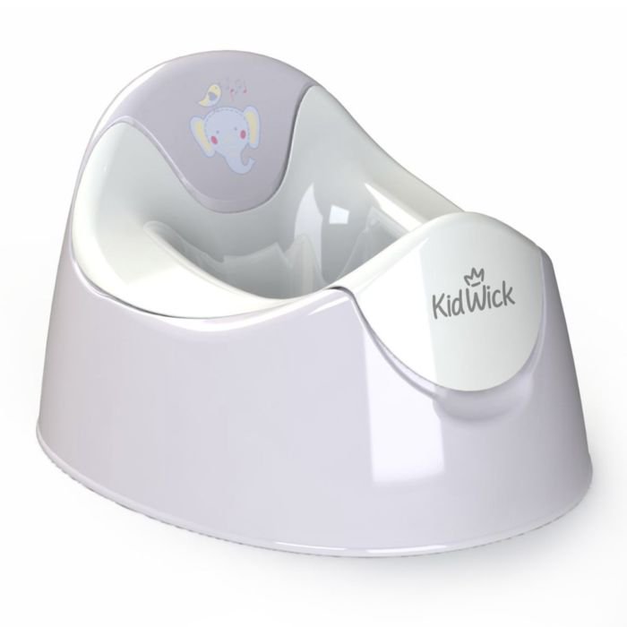 Горшок детский Kidwick Трио серо-белый