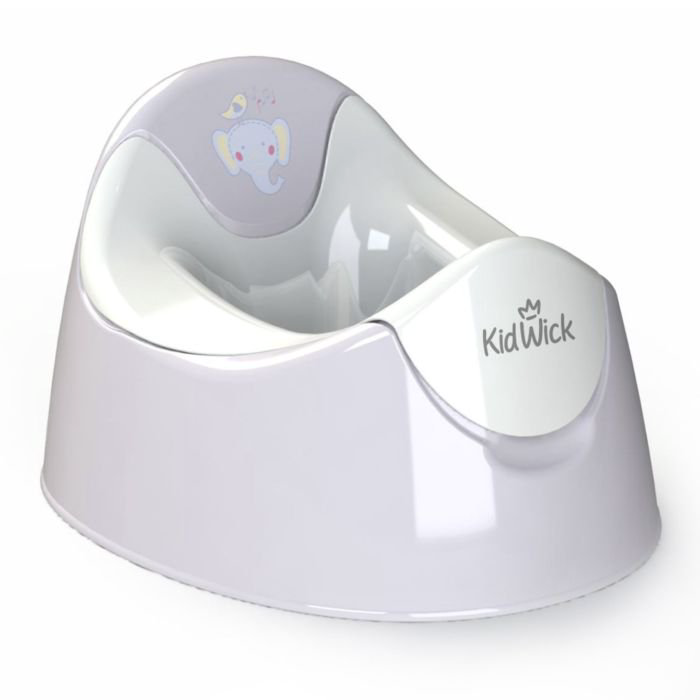 Горшок детский Kidwick Трио серо-белый