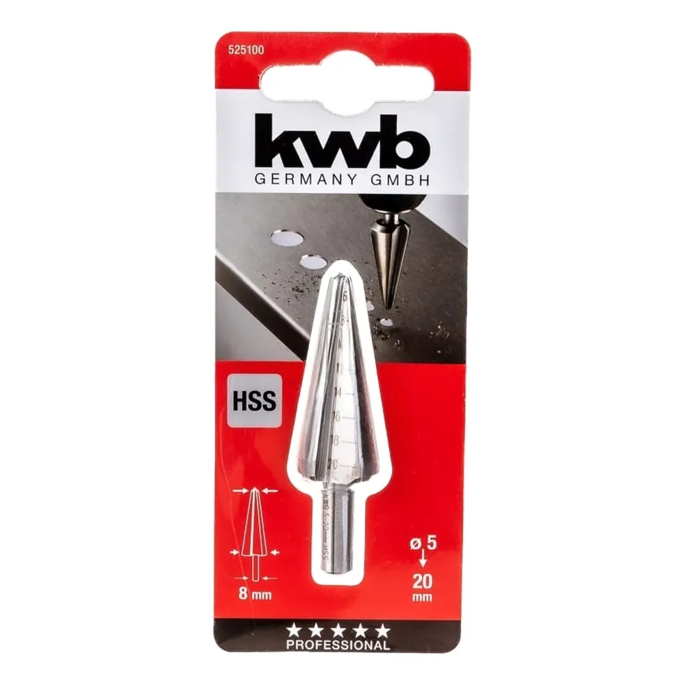 Сверло KWB HSS 525100 5-20 мм 1 шт