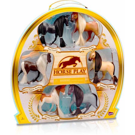 Игровой набор Lanard Royal Breeds 6 лошадок 9,5см купить,NaN