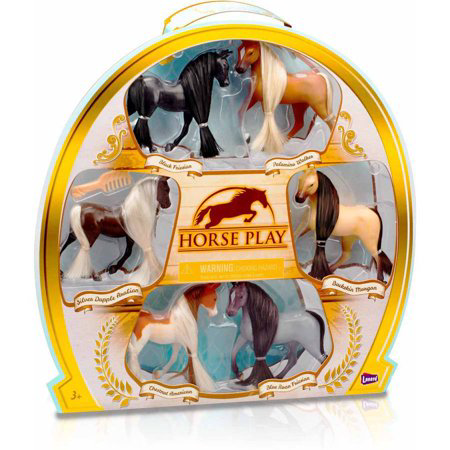 Игровой набор Lanard Royal Breeds 6 лошадок 9,5см купить,NaN