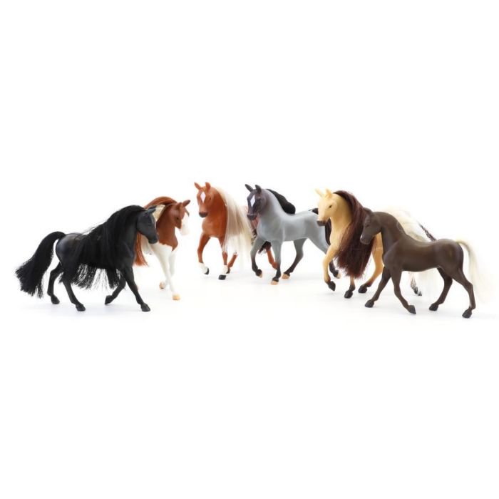 Игровой набор Lanard Royal Breeds 6 лошадок 9,5см купить,NaN