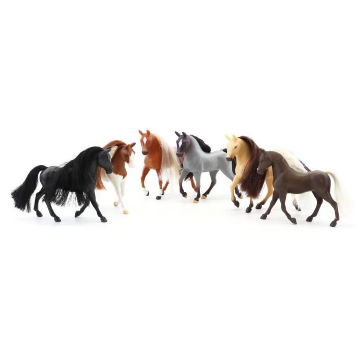 Игровой набор Lanard Royal Breeds 6 лошадок 9,5см купить,NaN