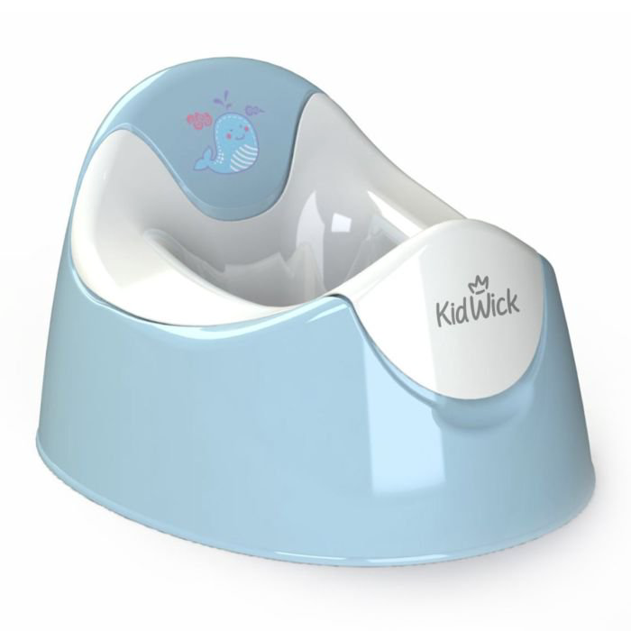 Горшок детский Kidwick Трио голубо-белый купить,NaN