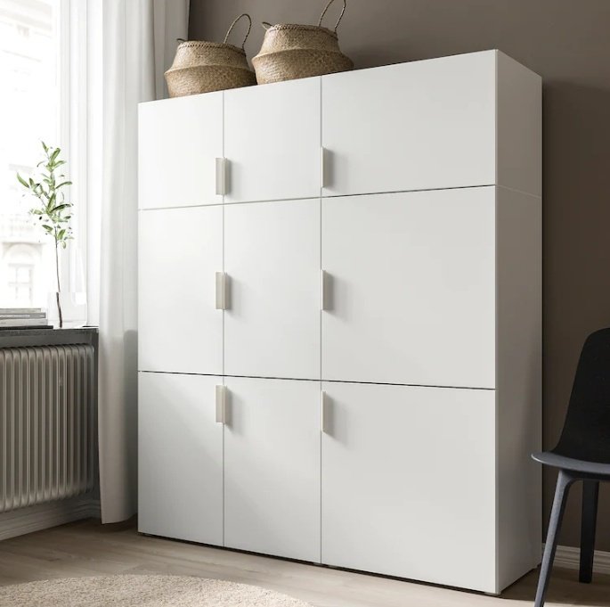 Дверь для шкафа IKEA Фоннес 30387509, ДСП, 40x40 см купить,NaN