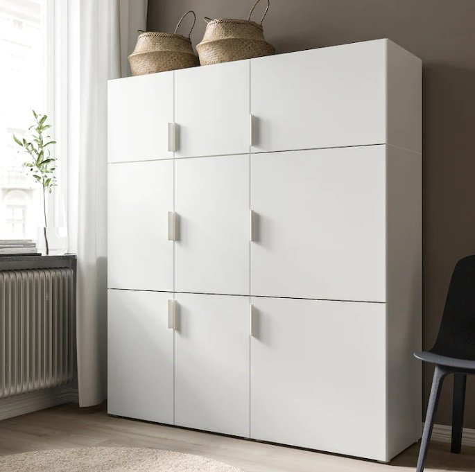 Дверь для шкафа IKEA Фоннес 30387509, ДСП, 40x40 см купить,NaN