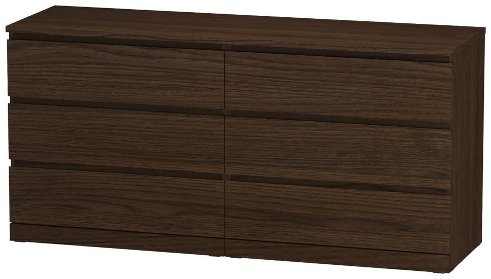Комод Мебелайн Varma, 160x48x77 см, темно-коричневый купить,NaN