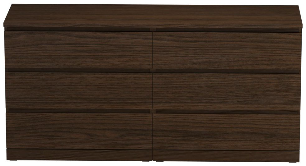 Комод Мебелайн Varma, 160x48x77 см, темно-коричневый купить,NaN