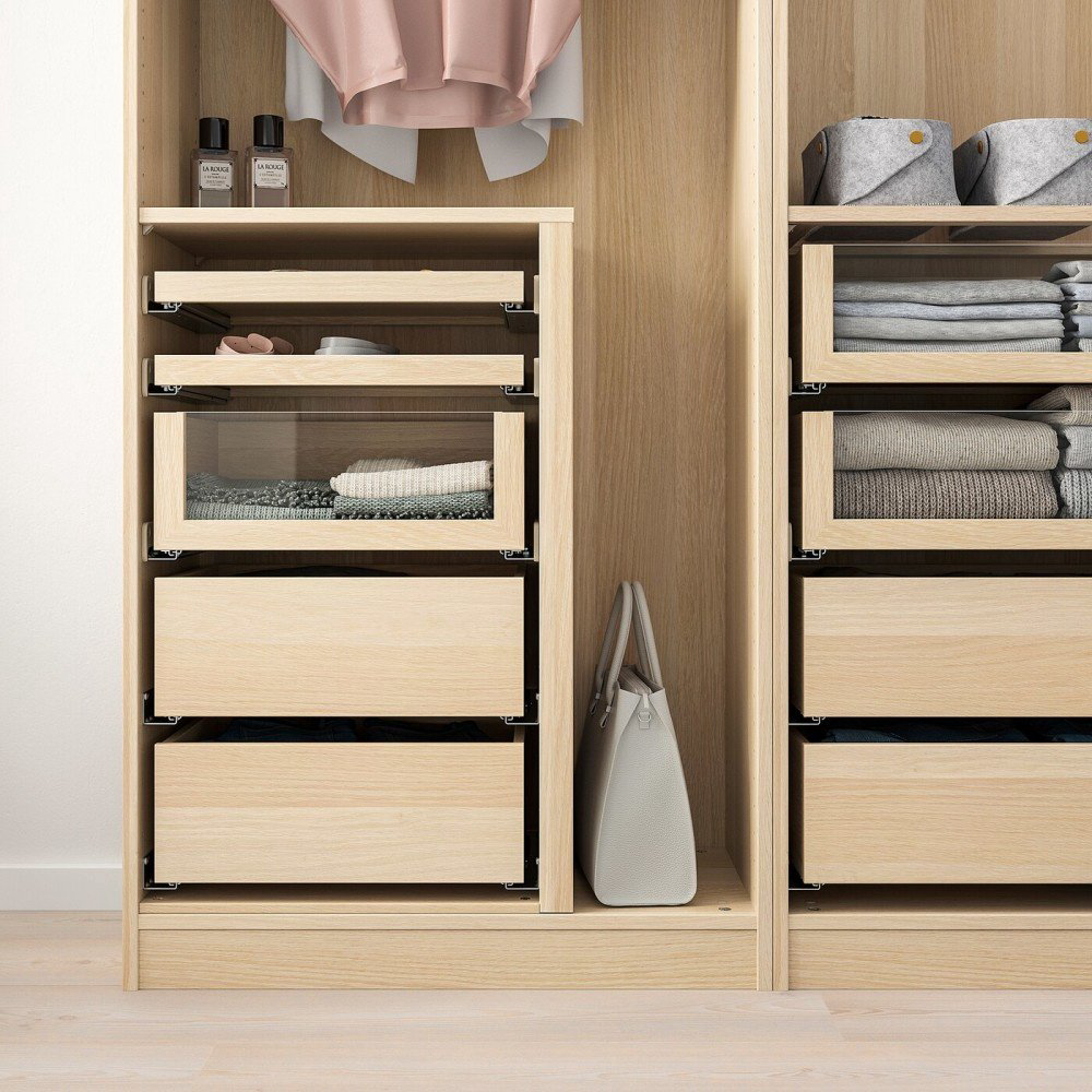 IKEA ящик KOMPLEMENT, 92.8x34.1 см, ДСП, 1 шт купить,NaN