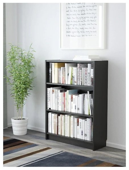 Стеллаж напольный IKEA Билли 30384228, 80x28x106 см, коричневый купить,NaN