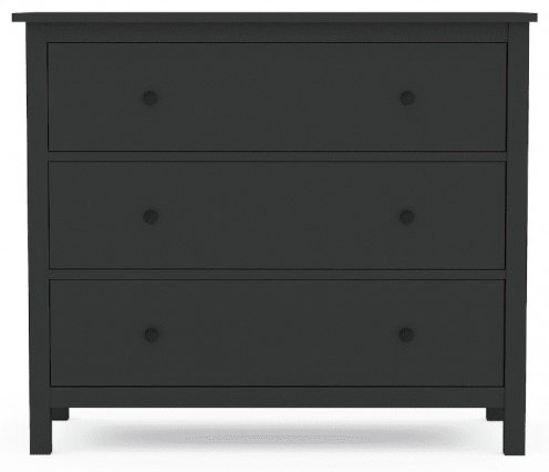 Комод KHIMKI, 108x50x96 см, черный купить,NaN