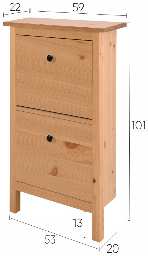 Обувница 59x22x101 см, дерево купить,NaN