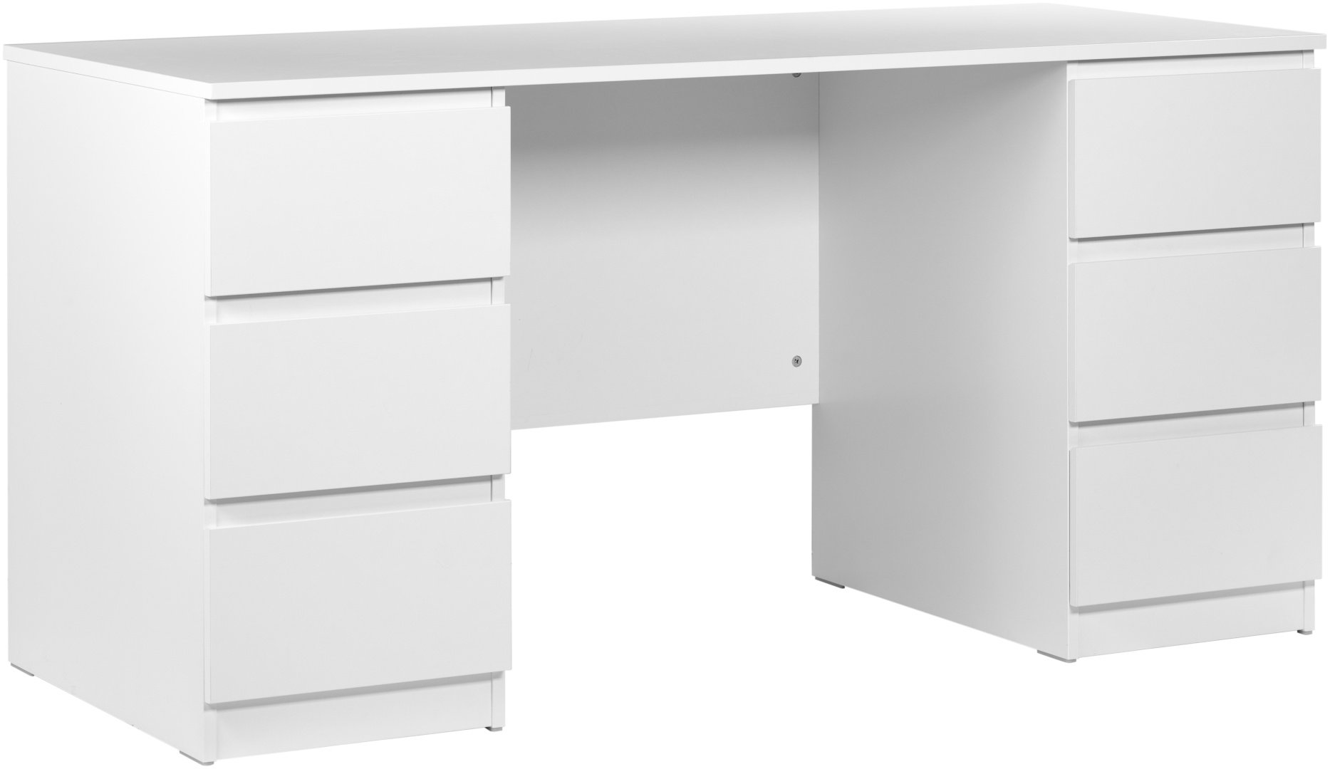 Стол письменный MMZ Кастор, 151х65x75 см, белый