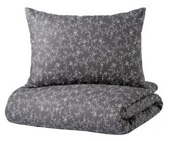 Пододеяльник IKEA полутораспальный 150x200 черный