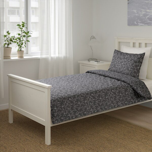 Пододеяльник IKEA полутораспальный 150x200 черный