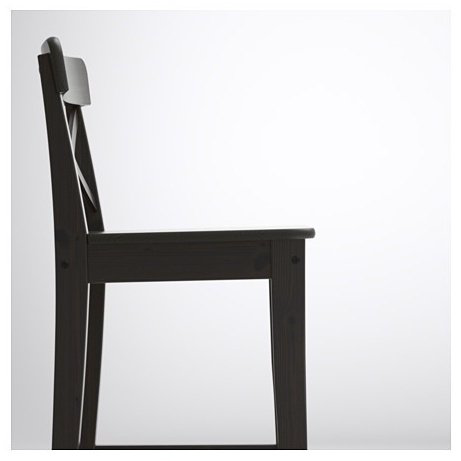 Барный стул IKEA Ингольф, 74x40x40 см, черный купить,NaN