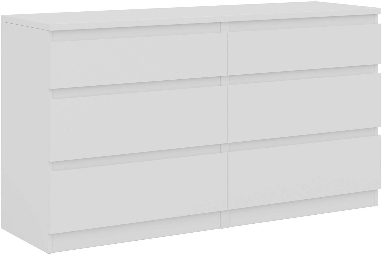 Комод MMZ Кастор, 129.70x39.60x71.4 см, белый купить,NaN