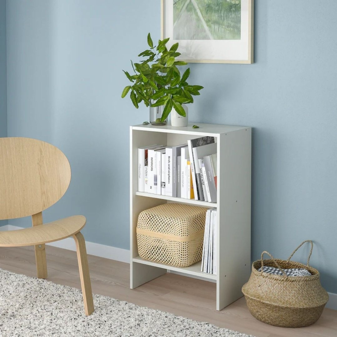 Стеллаж напольный IKEA Баггебо, 50x30x80 см, белый купить,NaN