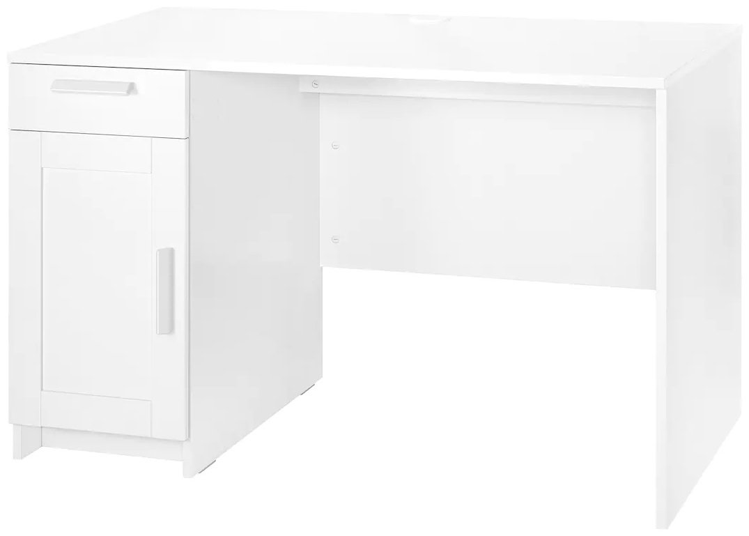 Стол письменный IKEA Бримнэс, 120х65x75 см, белый купить,NaN