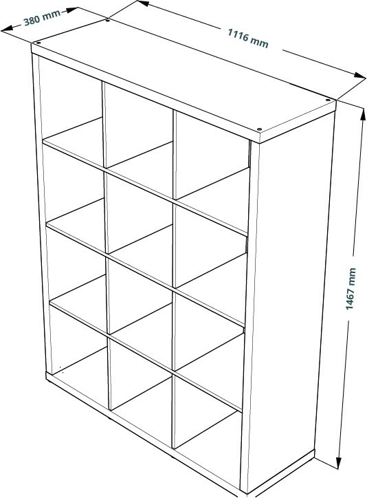 47300043 FÖRA 12, 112x38x147 см, белый купить,NaN