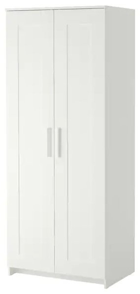 Распашной шкаф IKEA Бримнэс 80400481, 78x190х50 см, белый купить,NaN