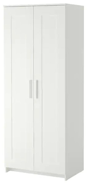 Распашной шкаф IKEA Бримнэс 80400481, 78x190х50 см, белый купить,NaN