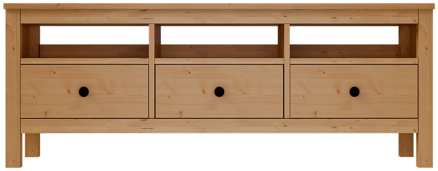 ТВ-тумба напольная КЫМОР (ХЕМНЭС), 57x183x47 см, светло-коричневый купить,NaN