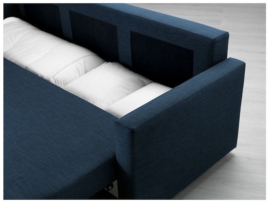 Диван IKEA Фрихетэн, 224х95 см, обивка ткань, синий купить,NaN