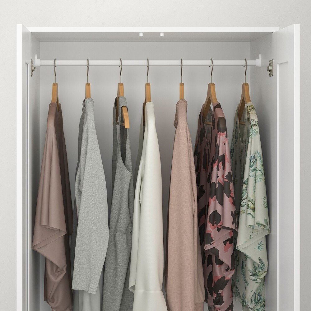 Распашной шкаф IKEA Бримнэс 80400481, 78x190х50 см, белый купить,NaN