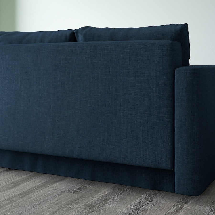 Диван IKEA Фрихетэн, 224х95 см, обивка ткань, синий купить,NaN