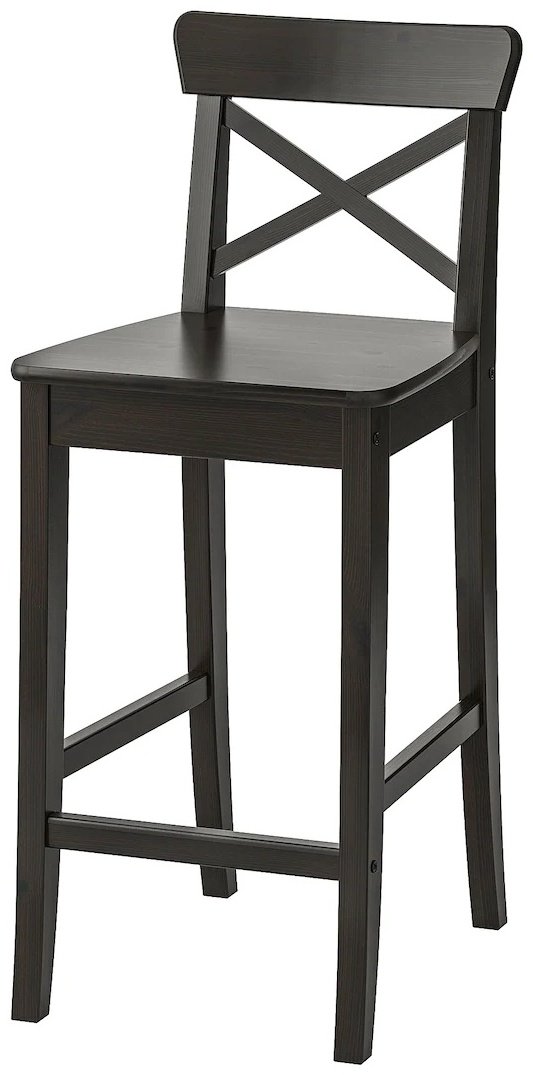 IKEA Ингольф 50360504 коричнево-чёрный купить,NaN