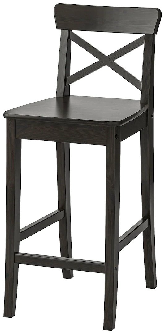 IKEA Ингольф 50360504 коричнево-чёрный купить,NaN