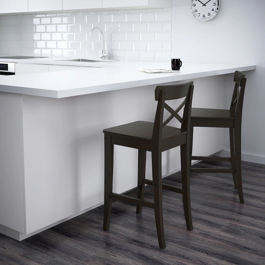 IKEA Ингольф 50360504 коричнево-чёрный купить,NaN