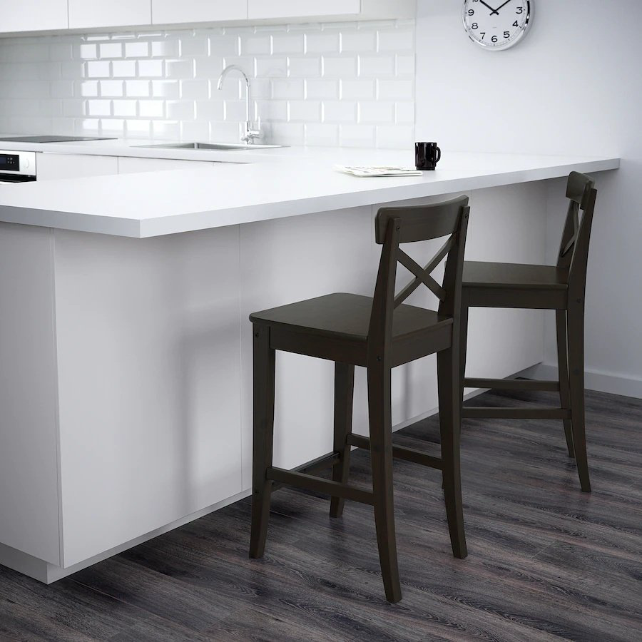 IKEA Ингольф 50360504 коричнево-чёрный купить,NaN